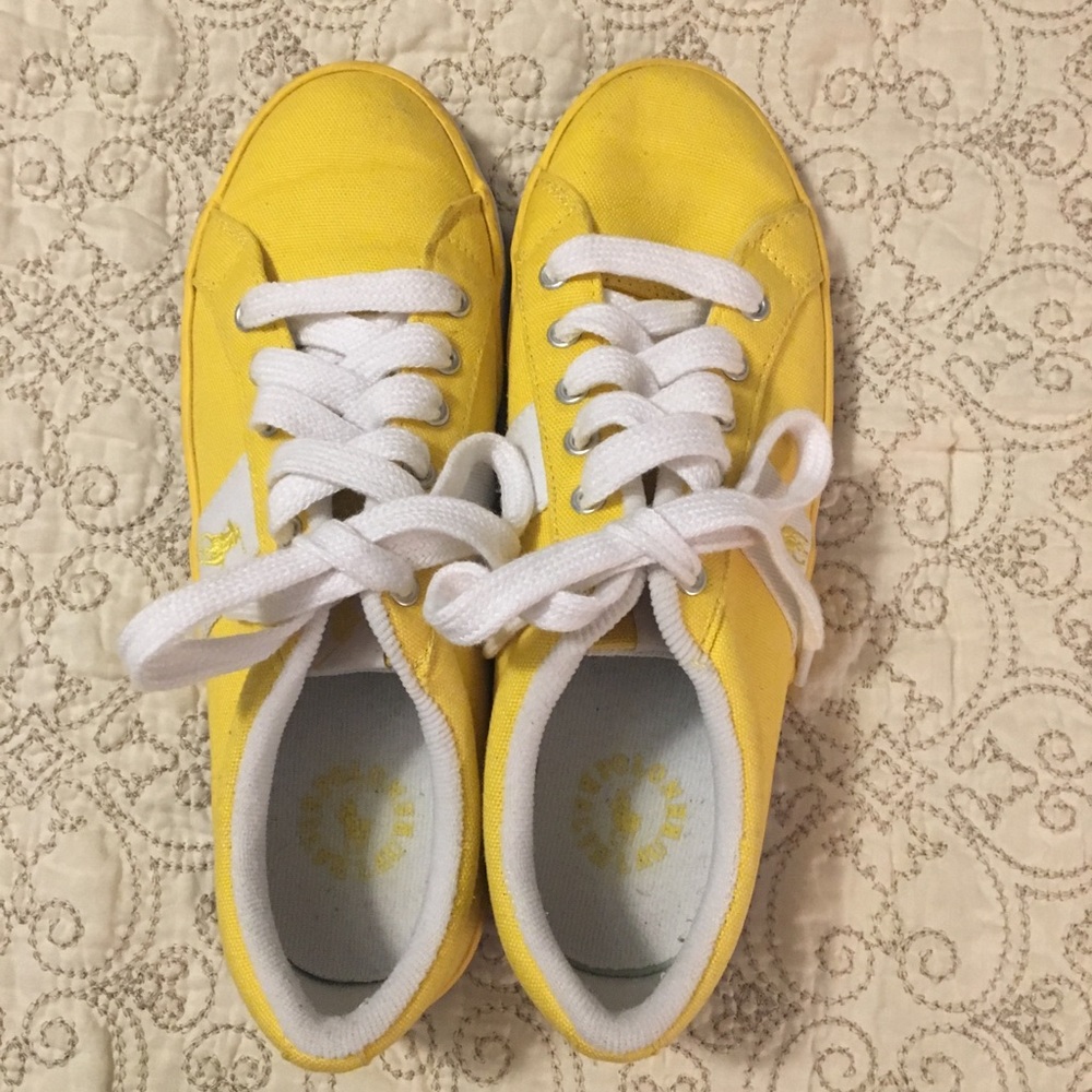 Polo yellow sneakers